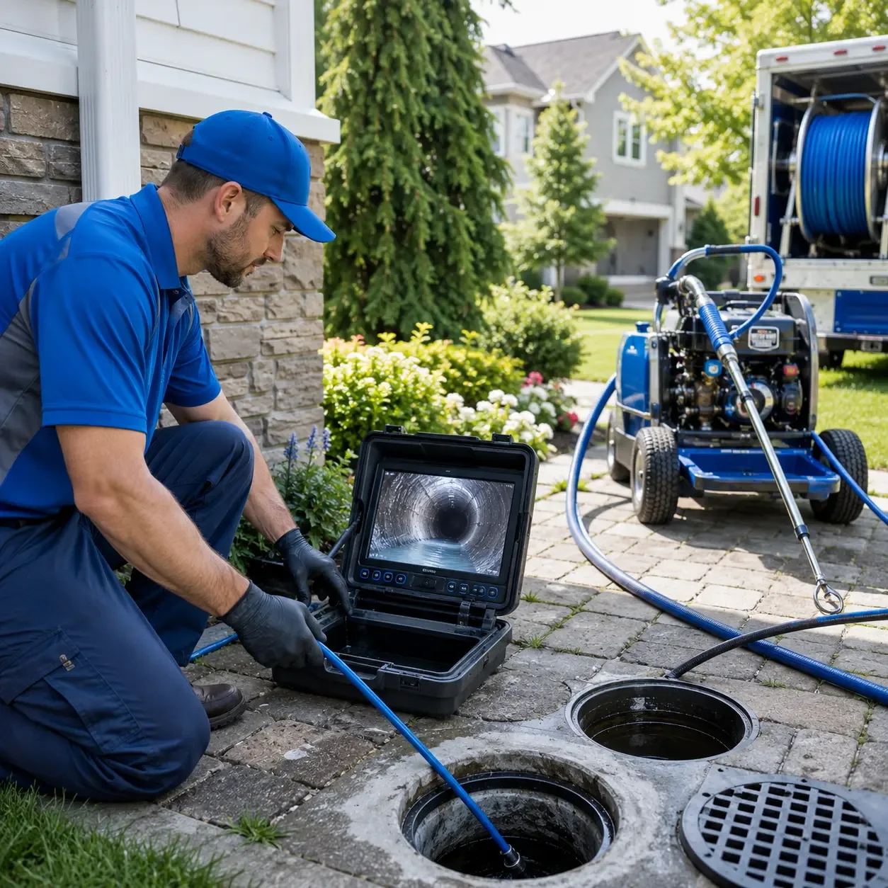 Outdoor drain cleaning professionals serving Georgetown, MA